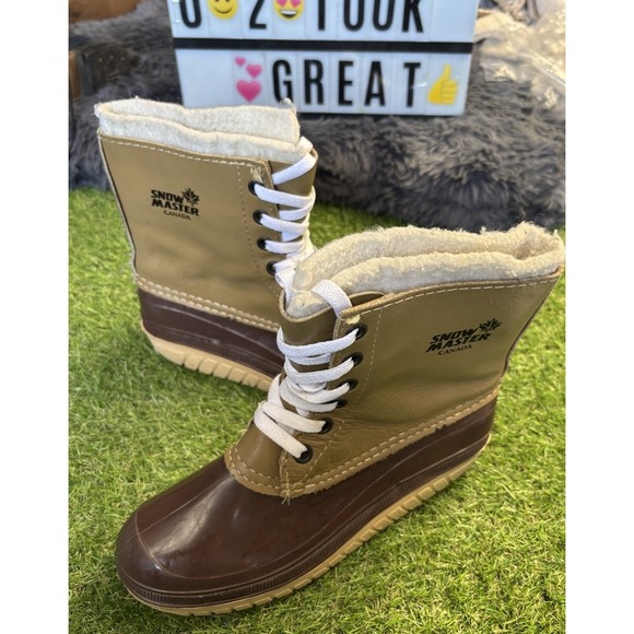 Other - Snow Master Canada Mens‎ Lace Up Wool Lined Winter Snow Boots Size 6